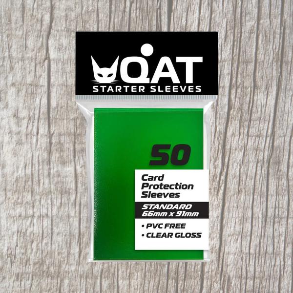 TheGameArmory | Green QAT Sleeves 50's