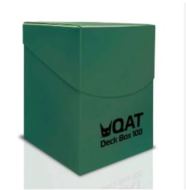 TheGameArmory | QAT DecK Box 100 Starter Series with Deck Divider : Green