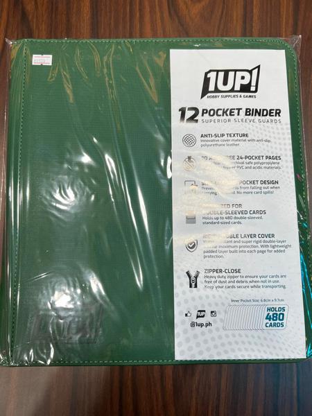 TheGameArmory | 1UP 12  Pocket Binder : Green