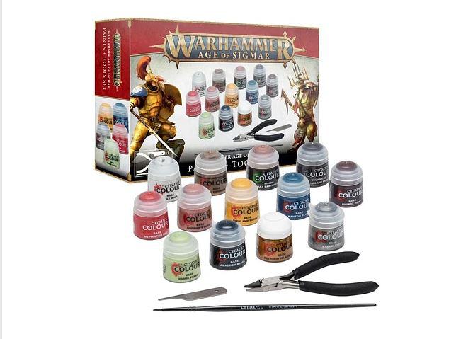 TheGameArmory | Warhammer Age of Sigmar : Paint + Tools Set