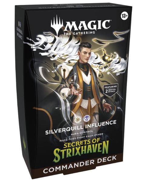 TheGameArmory | Magic The Gathering: Secrets of Strixhaven | Preconstructed Deck |  Silverquill Influence