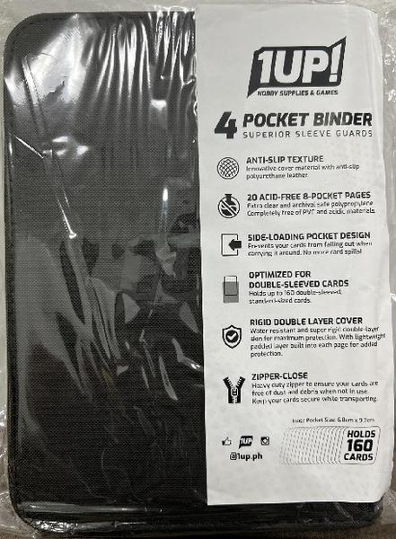 TheGameArmory | 1UP 4-Pocket Binder : Black