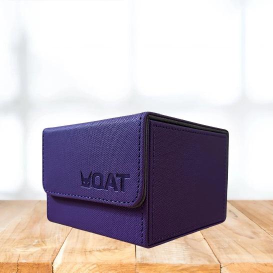 TheGameArmory | QAT Premium Leather Deck Box XL : Purple