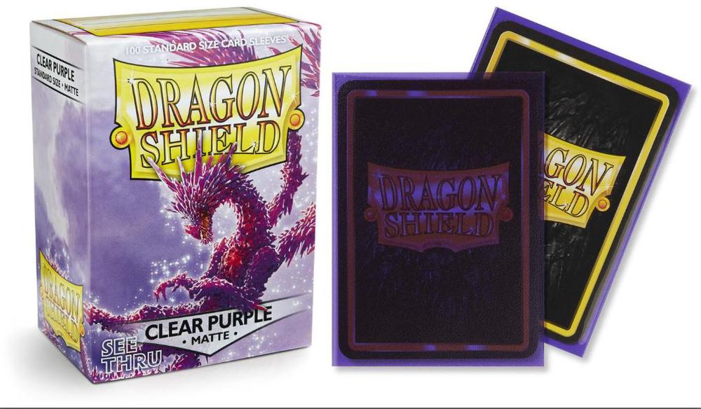 TheGameArmory | Dragon Shield Matte: Clear Purple