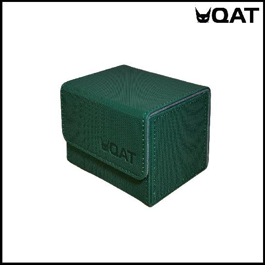 TheGameArmory | QAT Premium Leather Deck Box 100 : Green