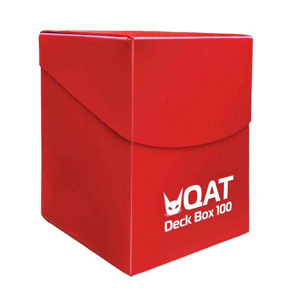 TheGameArmory | QAT Deck Box 100 Starter Series with Deck Divider : Red
