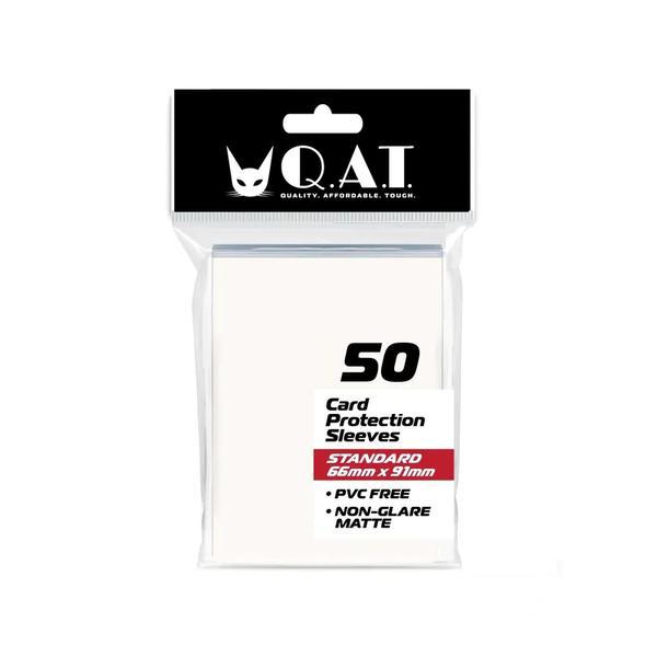 TheGameArmory | QAT White Sleeves 50's