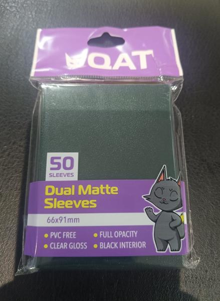 TheGameArmory | QAT Dual Matte Sleeves: Deepwood Green