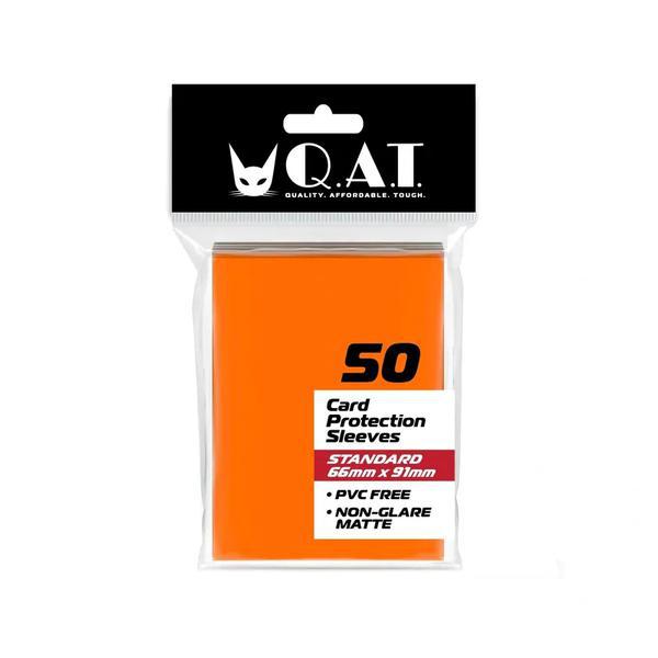 TheGameArmory | QAT Orange Sleeves 50's