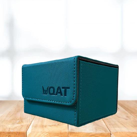 TheGameArmory | QAT Premium Leather Deck Box XL : Petrol