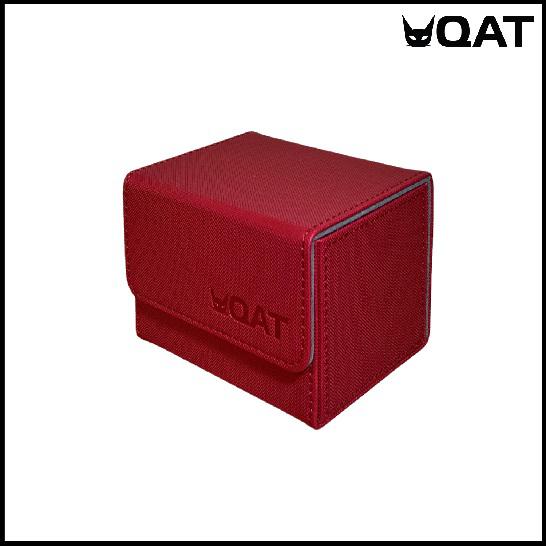 TheGameArmory | QAT Premium Leather Deck Box 100 : Red