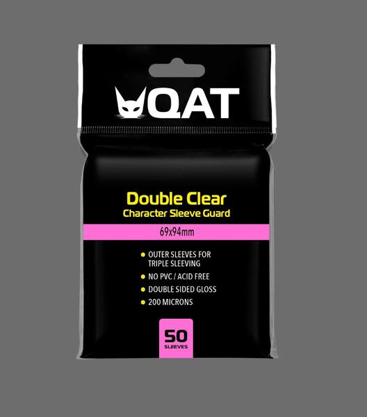 TheGameArmory | QAT Double Clear Outer Sleeves
