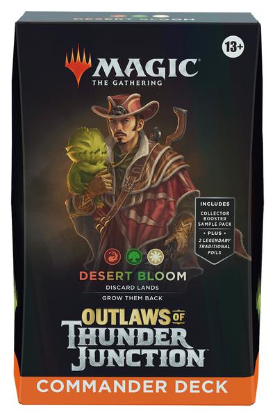TheGameArmory | Magic: The Gathering Outlaws of Thunder Junction Commander Deck - Desert Bloom