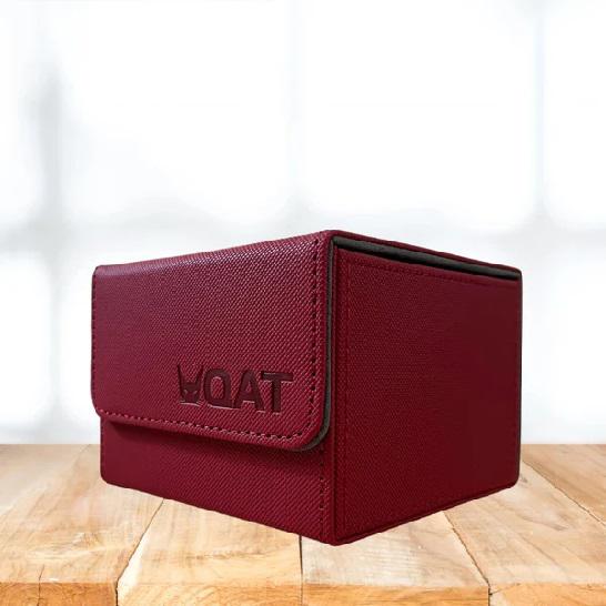 TheGameArmory | QAT Premium Leather Deck Box XL : Red