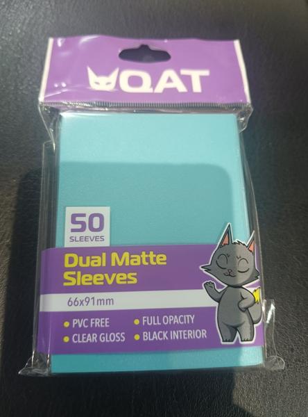 TheGameArmory | QAT Dual Matte Sleeves: Shoreline Blue