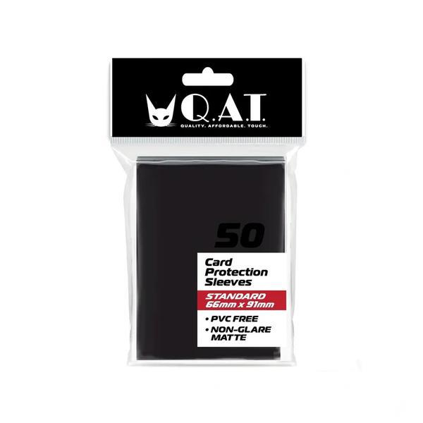 TheGameArmory | QAT Black Sleeves 50's