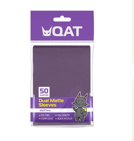 TheGameArmory | QAT Dual Matte Sleeves: NightShade Violet