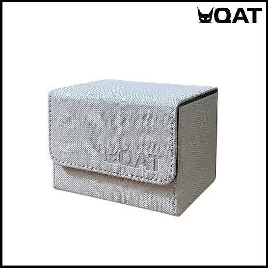 TheGameArmory | QAT Premium Leather Deck Box 100 : White