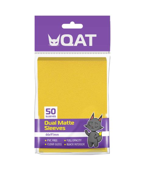 TheGameArmory | QAT Dual Matte Sleeves: Solaris Yellow