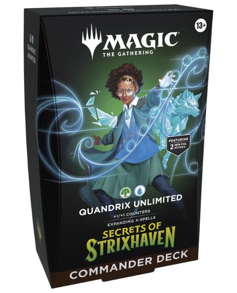 Magic The Gathering: Secrets of Strixhaven | Preconstructed Deck |  Quandrix Unlimited