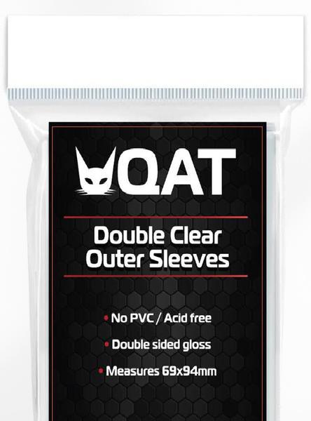 TheGameArmory | QAT Double Clear Outer Sleeves
