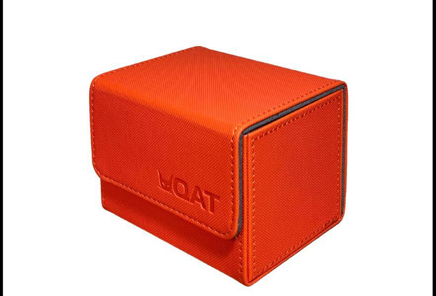 TheGameArmory | QAT Premium Leather Deck Box : Orange